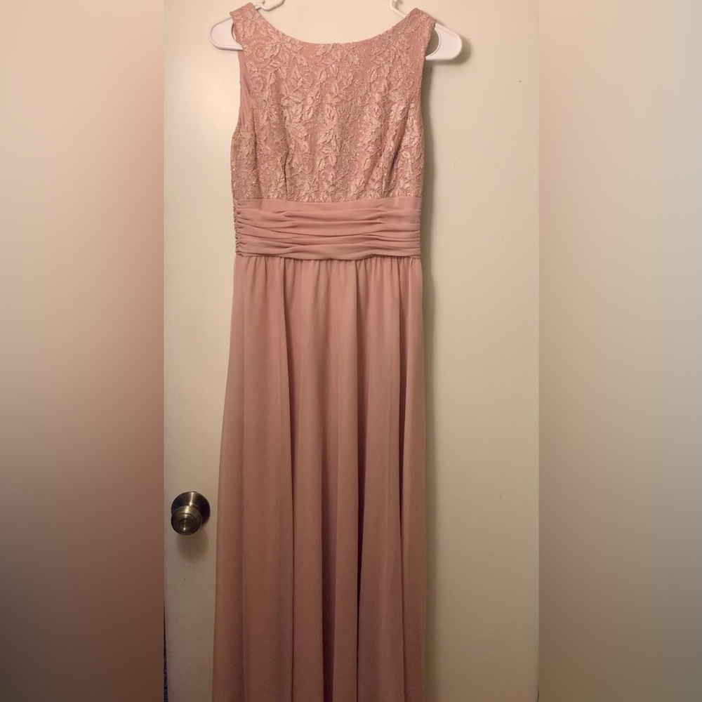 Dusty rose bridesmaid/formal dress
